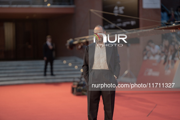 Ralph Fiennes attends the "Conclave" red carpet during the 19th Rome Film Festival at Auditorium Parco Della Musica in Rome, Italy, on Octob...