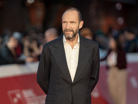 Ralph Fiennes attends the "Conclave" red carpet during the 19th Rome Film Festival at Auditorium Parco Della Musica in Rome, Italy, on Octob...