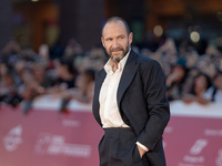 Ralph Fiennes attends the "Conclave" red carpet during the 19th Rome Film Festival at Auditorium Parco Della Musica in Rome, Italy, on Octob...