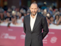 Ralph Fiennes attends the "Conclave" red carpet during the 19th Rome Film Festival at Auditorium Parco Della Musica in Rome, Italy, on Octob...