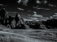 Badlands National Park protects 242,756 acres (379.3 sq mi; 982.4 km2) of sharply eroded buttes and pinnacles, along with the largest undist...