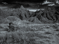 Badlands National Park protects 242,756 acres (379.3 sq mi; 982.4 km2) of sharply eroded buttes and pinnacles, along with the largest undist...