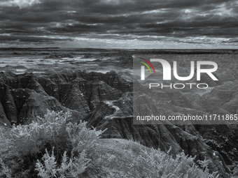 Badlands National Park protects 242,756 acres (379.3 sq mi; 982.4 km2) of sharply eroded buttes and pinnacles, along with the largest undist...