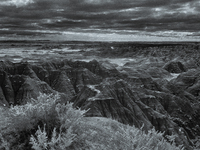 Badlands National Park protects 242,756 acres (379.3 sq mi; 982.4 km2) of sharply eroded buttes and pinnacles, along with the largest undist...