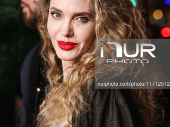 Angelina Jolie arrives at the 2024 AFI Fest - Premiere Screening Of Netflix's 'Maria' held at the TCL Chinese Theatre IMAX on October 26, 20...