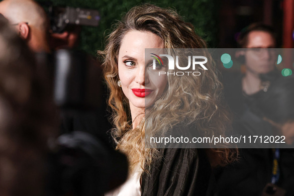 Angelina Jolie arrives at the 2024 AFI Fest - Premiere Screening Of Netflix's 'Maria' held at the TCL Chinese Theatre IMAX on October 26, 20...