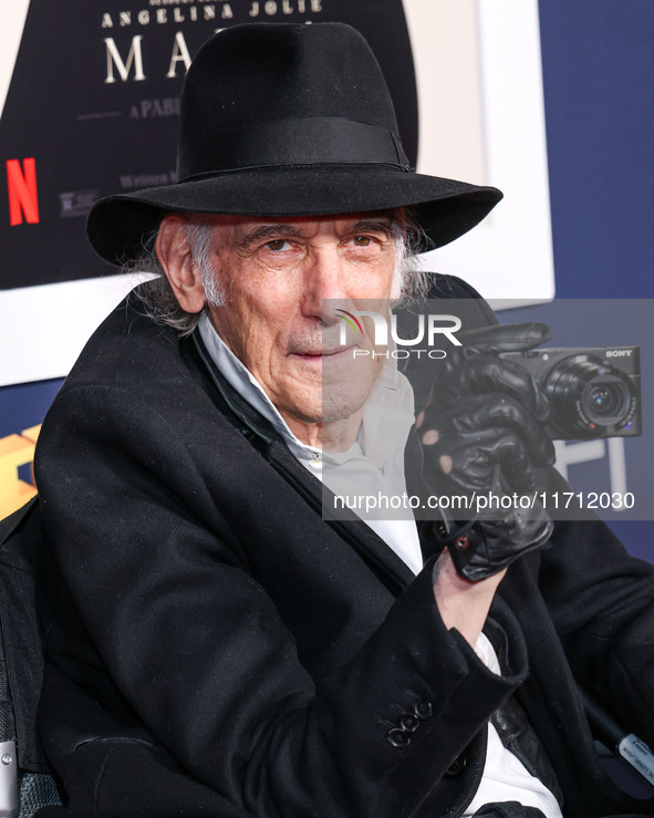 Edward Lachman arrives at the 2024 AFI Fest - Premiere Screening Of Netflix's 'Maria' held at the TCL Chinese Theatre IMAX on October 26, 20...