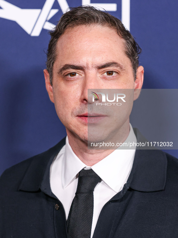 Juan de Dios Larrain arrives at the 2024 AFI Fest - Premiere Screening Of Netflix's 'Maria' held at the TCL Chinese Theatre IMAX on October...