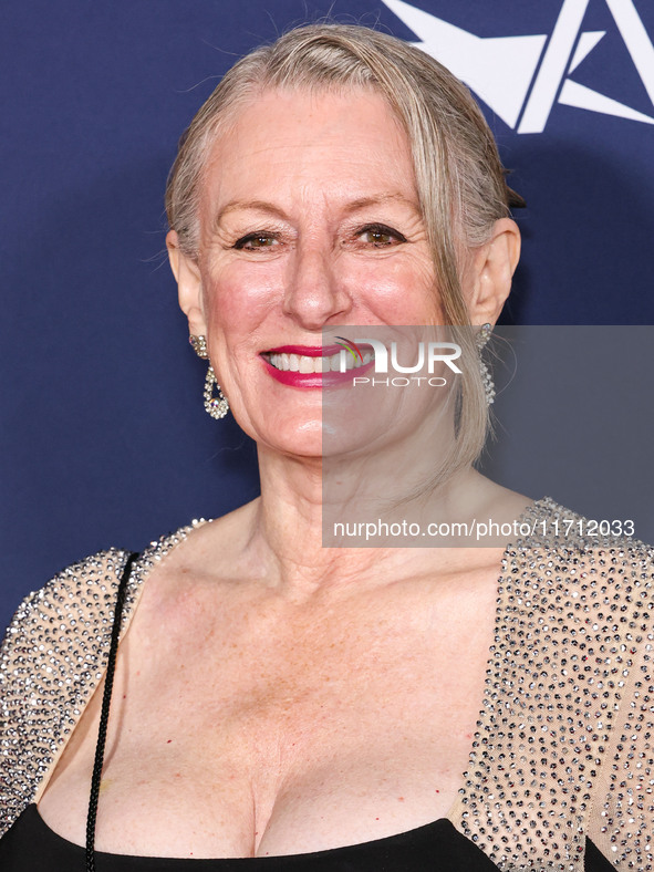 Lori Stinson arrives at the 2024 AFI Fest - Premiere Screening Of Netflix's 'Maria' held at the TCL Chinese Theatre IMAX on October 26, 2024...