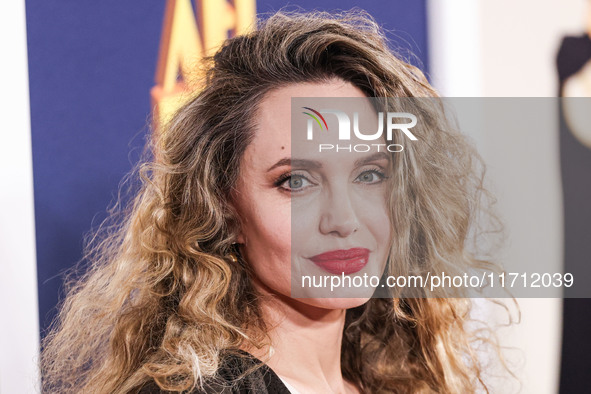 Angelina Jolie arrives at the 2024 AFI Fest - Premiere Screening Of Netflix's 'Maria' held at the TCL Chinese Theatre IMAX on October 26, 20...