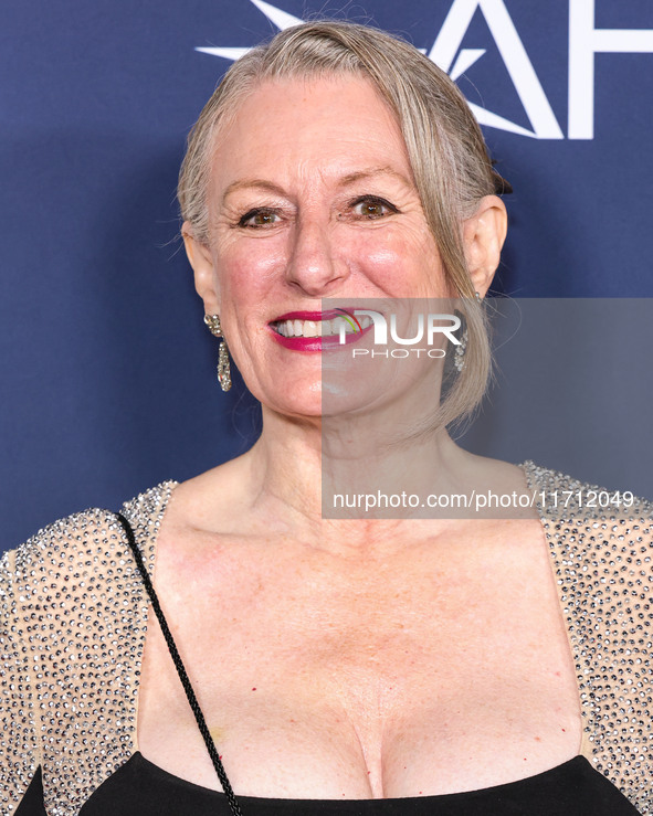 Lori Stinson arrives at the 2024 AFI Fest - Premiere Screening Of Netflix's 'Maria' held at the TCL Chinese Theatre IMAX on October 26, 2024...