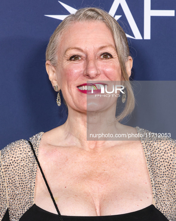 Lori Stinson arrives at the 2024 AFI Fest - Premiere Screening Of Netflix's 'Maria' held at the TCL Chinese Theatre IMAX on October 26, 2024...