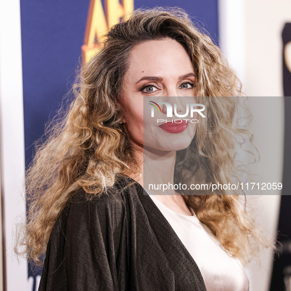 Angelina Jolie arrives at the 2024 AFI Fest - Premiere Screening Of Netflix's 'Maria' held at the TCL Chinese Theatre IMAX on October 26, 20...