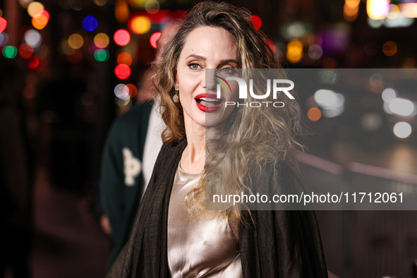 Angelina Jolie arrives at the 2024 AFI Fest - Premiere Screening Of Netflix's 'Maria' held at the TCL Chinese Theatre IMAX on October 26, 20...