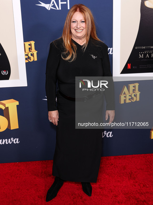 Adruitha Lee arrives at the 2024 AFI Fest - Premiere Screening Of Netflix's 'Maria' held at the TCL Chinese Theatre IMAX on October 26, 2024...