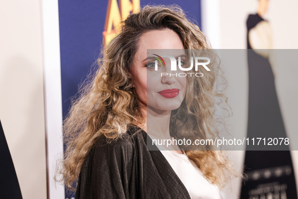 Angelina Jolie arrives at the 2024 AFI Fest - Premiere Screening Of Netflix's 'Maria' held at the TCL Chinese Theatre IMAX on October 26, 20...