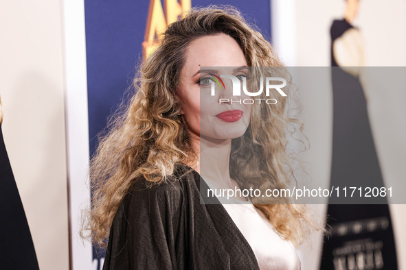 Angelina Jolie arrives at the 2024 AFI Fest - Premiere Screening Of Netflix's 'Maria' held at the TCL Chinese Theatre IMAX on October 26, 20...