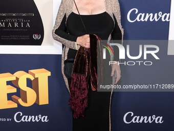 Lori Stinson arrives at the 2024 AFI Fest - Premiere Screening Of Netflix's 'Maria' held at the TCL Chinese Theatre IMAX on October 26, 2024...