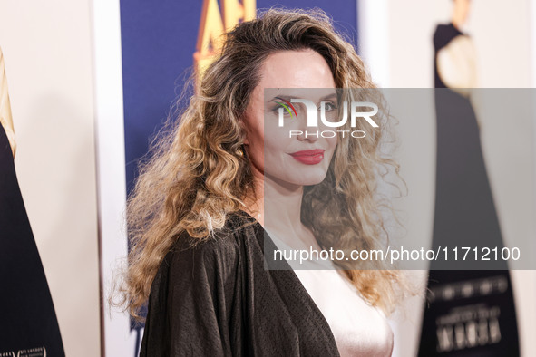 Angelina Jolie arrives at the 2024 AFI Fest - Premiere Screening Of Netflix's 'Maria' held at the TCL Chinese Theatre IMAX on October 26, 20...