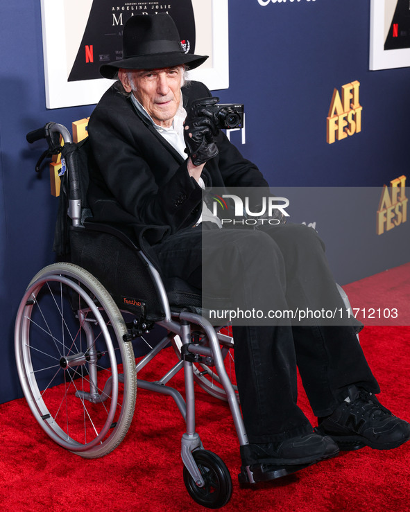 Edward Lachman arrives at the 2024 AFI Fest - Premiere Screening Of Netflix's 'Maria' held at the TCL Chinese Theatre IMAX on October 26, 20...