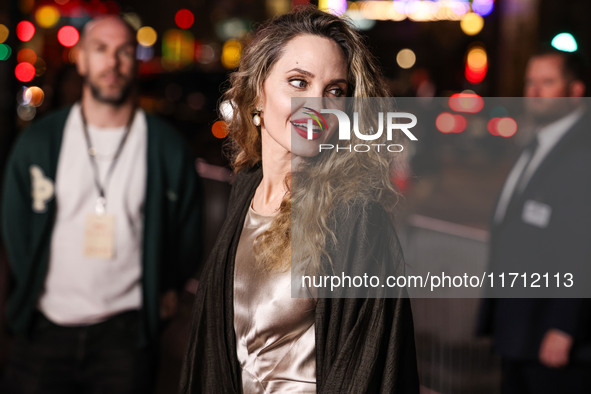 Angelina Jolie arrives at the 2024 AFI Fest - Premiere Screening Of Netflix's 'Maria' held at the TCL Chinese Theatre IMAX on October 26, 20...