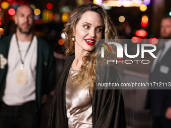 Angelina Jolie arrives at the 2024 AFI Fest - Premiere Screening Of Netflix's 'Maria' held at the TCL Chinese Theatre IMAX on October 26, 20...