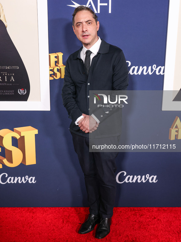 Juan de Dios Larrain arrives at the 2024 AFI Fest - Premiere Screening Of Netflix's 'Maria' held at the TCL Chinese Theatre IMAX on October...