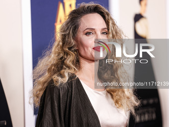 Angelina Jolie arrives at the 2024 AFI Fest - Premiere Screening Of Netflix's 'Maria' held at the TCL Chinese Theatre IMAX on October 26, 20...