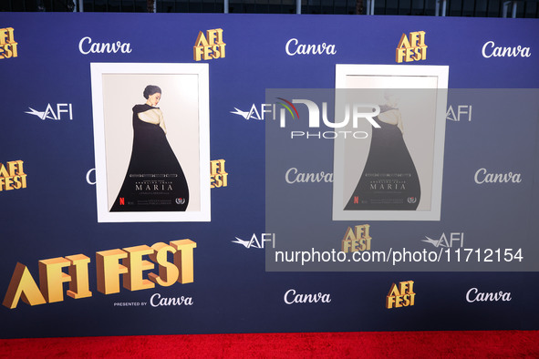 A general view of atmosphere at the 2024 AFI Fest - Premiere Screening Of Netflix's 'Maria' held at the TCL Chinese Theatre IMAX on October...