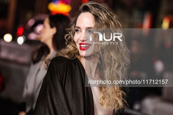 Angelina Jolie arrives at the 2024 AFI Fest - Premiere Screening Of Netflix's 'Maria' held at the TCL Chinese Theatre IMAX on October 26, 20...