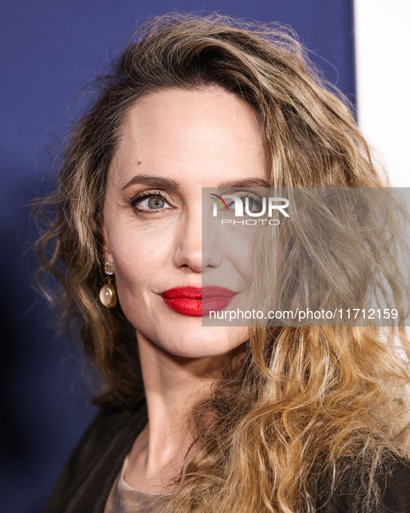 Angelina Jolie arrives at the 2024 AFI Fest - Premiere Screening Of Netflix's 'Maria' held at the TCL Chinese Theatre IMAX on October 26, 20...