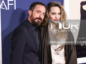 Pablo Larrain and Angelina Jolie arrive at the 2024 AFI Fest - Premiere Screening Of Netflix's 'Maria' held at the TCL Chinese Theatre IMAX...