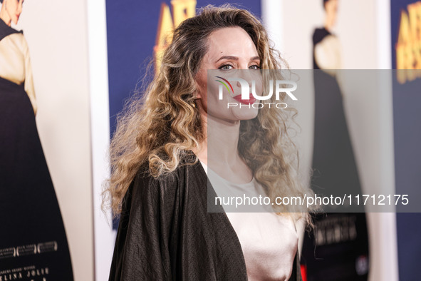 Angelina Jolie arrives at the 2024 AFI Fest - Premiere Screening Of Netflix's 'Maria' held at the TCL Chinese Theatre IMAX on October 26, 20...