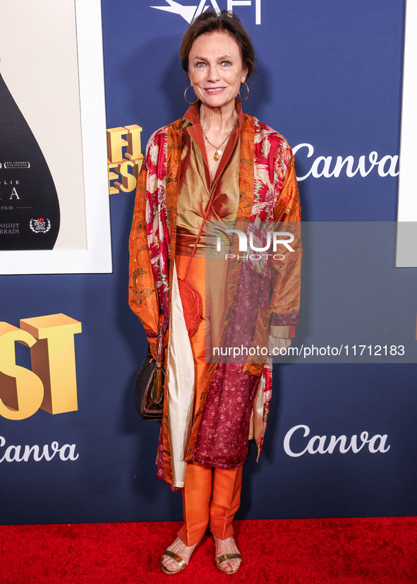 Jacqueline Bisset arrives at the 2024 AFI Fest - Premiere Screening Of Netflix's 'Maria' held at the TCL Chinese Theatre IMAX on October 26,...