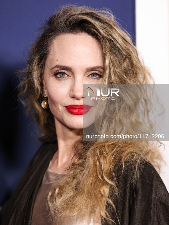 Angelina Jolie arrives at the 2024 AFI Fest - Premiere Screening Of Netflix's 'Maria' held at the TCL Chinese Theatre IMAX on October 26, 20...