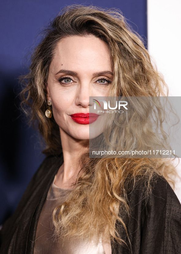 Angelina Jolie arrives at the 2024 AFI Fest - Premiere Screening Of Netflix's 'Maria' held at the TCL Chinese Theatre IMAX on October 26, 20...