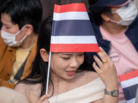 Thousands of well-wishers turn up along the shores of the Chao Phraya River in Bangkok, Thailand, on October 27, 2024, to watch Thai King Ma...