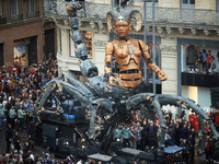 Lilith is in the streets of Toulouse. French street show creator Francois Delaroziere, director of the art company 'La Machine', creates a s...