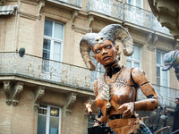 Lilith is in the streets of Toulouse. French street show creator Francois Delaroziere, director of the art company 'La Machine', creates a s...