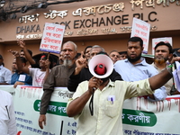 Capital market investors staged a protest rally in Dhaka, Bangladesh, on October 27, 2024, expressing discontent over the continued decline...