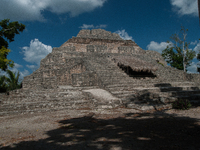 In 1994, the Mexican National Institute of Anthropology and History (INAH) excavates Chaccoben and restores the site, which remains closed t...