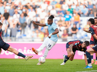 Tijjani Noslin of SS Lazio scores first goal during the Serie A Enilive match between SS Lazio and Genoa CF at Stadio Olimpico on October 27...