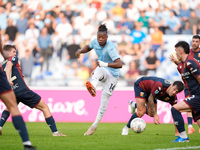 Tijjani Noslin of SS Lazio scores first goal during the Serie A Enilive match between SS Lazio and Genoa CF at Stadio Olimpico on October 27...