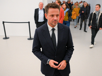 Mayor Rafal Trzaskowski is seen at the opening of the new Museum of Modern Art (Muzeum Sztuki Nowoczesnej) in Warsaw, Poland on 25 October,...