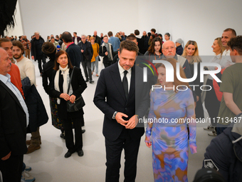 Mayor Rafal Trzaskowski is seen at the opening of the new Museum of Modern Art (Muzeum Sztuki Nowoczesnej) in Warsaw, Poland on 25 October,...