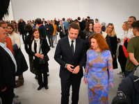 Mayor Rafal Trzaskowski is seen at the opening of the new Museum of Modern Art (Muzeum Sztuki Nowoczesnej) in Warsaw, Poland on 25 October,...