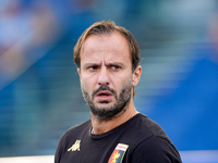 Alberto Gilardino head coach of Genoa CFC looks on during the Serie A Enilive match between SS Lazio and Genoa CF at Stadio Olimpico on Octo...