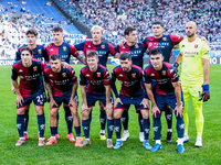 Genoa CFC Line up during the Serie A Enilive match between SS Lazio and Genoa CF at Stadio Olimpico on October 27, 2024 in Rome, Italy. (