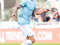 Nicolo' Rovella of SS Lazio during the Serie A Enilive match between SS Lazio and Genoa CF at Stadio Olimpico on October 27, 2024 in Rome, I...