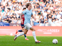 Nicolo' Rovella of SS Lazio during the Serie A Enilive match between SS Lazio and Genoa CF at Stadio Olimpico on October 27, 2024 in Rome, I...